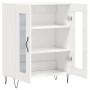 Aparador de madera contrachapada blanco brillante 69,5x34x90 cm de , Aparadores - Ref: Foro24-827782, Precio: 67,29 €, Descue...