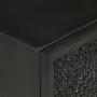 Mesita de noche madera maciza acacia y mango negro 40x30x50 cm de , Mesitas de noche - Ref: Foro24-321614, Precio: 88,35 €, D...