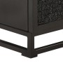 Mesita de noche madera maciza acacia y mango negro 40x30x50 cm de , Mesitas de noche - Ref: Foro24-321614, Precio: 88,35 €, D...