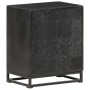 Mesita de noche madera maciza acacia y mango negro 40x30x50 cm de , Mesitas de noche - Ref: Foro24-321614, Precio: 88,35 €, D...