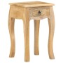 Mesita de noche de madera maciza de mango 28x28x46 cm de , Mesitas de noche - Ref: Foro24-321707, Precio: 96,38 €, Descuento: %