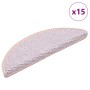 Alfombrilla autoadhesiva escalera sisal 15 uds rosa 56x17x3 cm de , Alfombrillas para escalones - Ref: Foro24-326864, Precio:...