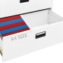 Armario archivador de acero blanco 90x46x103 cm de , Armarios archivadores - Ref: Foro24-336290, Precio: 330,81 €, Descuento: %