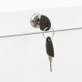 Armario archivador de acero blanco 90x46x103 cm de , Armarios archivadores - Ref: Foro24-336290, Precio: 330,81 €, Descuento: %