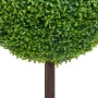 Planta de boj artificial forma de bola con maceta verde 50 cm de , Flora artificial - Ref: Foro24-336509, Precio: 44,17 €, De...