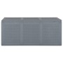 Caja de almacenaje para jardín PP aspecto de ratán gris 270 L de , Cajas de almacenaje para exteriores - Ref: Foro24-364061, ...