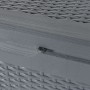Caja de almacenaje para jardín PP aspecto de ratán gris 270 L de , Cajas de almacenaje para exteriores - Ref: Foro24-364061, ...