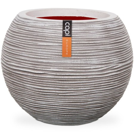 Capi Jarrón Nature Rib redondo marfil 62x48 cm KOFI271 de , Maceteros y jardineras - Ref: Foro24-424220, Precio: 219,40 €, De...