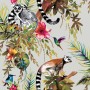 DUTCH WALLCOVERINGS Papel pintado lémur plateado de , Papel pintado - Ref: Foro24-426212, Precio: 26,40 €, Descuento: %
