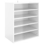Mueble zapatero madera contrachapada blanco brillo 60x35x70 cm de , Zapateros y organizadores de calzado - Ref: Foro24-808942...