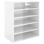 Mueble zapatero madera contrachapada blanco brillo 60x35x70 cm de , Zapateros y organizadores de calzado - Ref: Foro24-808942...