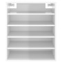 Mueble zapatero madera contrachapada blanco brillo 60x35x70 cm de , Zapateros y organizadores de calzado - Ref: Foro24-808942...