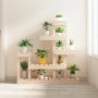 Soporte para plantas madera maciza de pino 92x25x97 cm de , Soportes para macetas - Ref: Foro24-822102, Precio: 72,70 €, Desc...