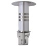 Aplique de pared inoxidable con sensor, forma cónica de , Iluminación de exterior - Ref: Foro24-41093, Precio: 47,86 €, Descu...