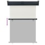 Toldo lateral de balcón color crema 125x250 cm de , Sombrillas - Ref: Foro24-48419, Precio: 72,59 €, Descuento: %