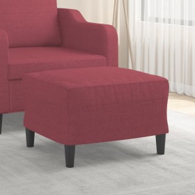 Reposapiés de tela rojo tinto 60x50x41 cm de , Otomanas - Ref: Foro24-349285, Precio: 53,93 €, Descuento: %