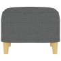 Reposapiés de tela gris oscuro 60x50x41 cm de , Otomanas - Ref: Foro24-349264, Precio: 55,68 €, Descuento: %