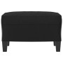 Reposapiés de cuero sintético negro 60x50x41 cm de , Otomanas - Ref: Foro24-349335, Precio: 53,24 €, Descuento: %