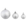 Lote de bolas de Navidad 100 unidades plateadas 3/4/6 cm de , Adornos festivos - Ref: Foro24-245712, Precio: 22,82 €, Descuen...