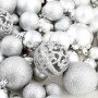 Lote de bolas de Navidad 100 unidades plateadas 3/4/6 cm de , Adornos festivos - Ref: Foro24-245712, Precio: 22,82 €, Descuen...