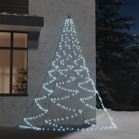 Árbol de pared gancho metal blanco frío 3 m interior/exterior de , Mangueras y guirnaldas de luces - Ref: Foro24-328641, Prec...