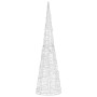 Pirámide decorativa cono acrílico luces LED de colores 90 cm de , Luces de Navidad - Ref: Foro24-329804, Precio: 54,55 €, Des...
