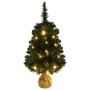 Árbol de Navidad preiluminado con luces y soporte verde 90 cm de , Arboles de navidad - Ref: Foro24-332849, Precio: 22,53 €, ...