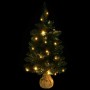 Árbol de Navidad preiluminado con luces y soporte verde 90 cm de , Arboles de navidad - Ref: Foro24-332849, Precio: 22,53 €, ...