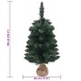 Árbol de Navidad preiluminado con luces y soporte verde 90 cm de , Arboles de navidad - Ref: Foro24-332849, Precio: 22,53 €, ...
