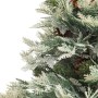 Árbol de Navidad con luces y piñas PVC PE verde 120 cm de , Arboles de navidad - Ref: Foro24-344295, Precio: 74,49 €, Descuen...