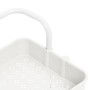 Carrito de cocina 3 niveles hierro y ABS blanco 42x35x85 cm de , Carros de cocina y comedor - Ref: Foro24-336336, Precio: 46,...