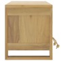 Mueble de TV madera maciza de teca 110x30x35 cm de , Muebles TV - Ref: Foro24-340872, Precio: 152,61 €, Descuento: %