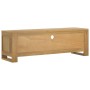 Mueble de TV madera maciza de teca 110x30x35 cm de , Muebles TV - Ref: Foro24-340872, Precio: 152,61 €, Descuento: %