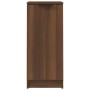 Aparador madera contrachapada color roble marrón 30x30x70 cm de , Aparadores - Ref: Foro24-817010, Precio: 48,02 €, Descuento: %