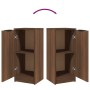 Aparador madera contrachapada color roble marrón 30x30x70 cm de , Aparadores - Ref: Foro24-817010, Precio: 48,02 €, Descuento: %