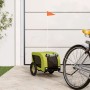 Remolque de bicicleta mascotas hierro tela Oxford verde negro de , Cochecitos para mascotas - Ref: Foro24-93997, Precio: 101,...