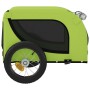 Remolque de bicicleta mascotas hierro tela Oxford verde negro de , Cochecitos para mascotas - Ref: Foro24-93997, Precio: 101,...