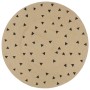 Alfombra de yute tejida a mano estampado de triángulos 90 cm de , Alfombras - Ref: Foro24-133689, Precio: 63,21 €, Descuento: %
