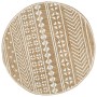 Alfombra de yute tejida a mano con estampado blanco 150 cm de , Alfombras - Ref: Foro24-133694, Precio: 62,64 €, Descuento: %
