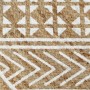 Alfombra de yute tejida a mano con estampado blanco 150 cm de , Alfombras - Ref: Foro24-133694, Precio: 62,64 €, Descuento: %