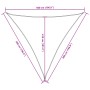 Toldo de vela triangular tela Oxford azul 5x5x5 m de , Sombrillas - Ref: Foro24-135565, Precio: 41,44 €, Descuento: %