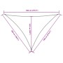 Toldo de vela triangular tela Oxford rojo 5x7x7 m de , Sombrillas - Ref: Foro24-135677, Precio: 51,81 €, Descuento: %