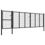 Puerta de jardín de acero gris antracita 500x125 cm de , Puertas de jardín - Ref: Foro24-144336, Precio: 625,18 €, Descuento: %