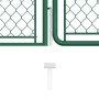 Puerta de jardín de acero verde 100x350 cm de , Puertas de jardín - Ref: Foro24-144439, Precio: 350,63 €, Descuento: %
