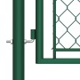 Puerta de jardín de acero verde 100x350 cm de , Puertas de jardín - Ref: Foro24-144439, Precio: 350,63 €, Descuento: %
