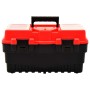 Caja de herramientas de plástico rojo 462x256x242 mm de , Cajas de herramientas - Ref: Foro24-146269, Precio: 29,35 €, Descue...