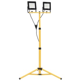 Foco LED con trípode 2x50 W blanco frío de , Focos y reflectores - Ref: Foro24-149661, Precio: 76,88 €, Descuento: %