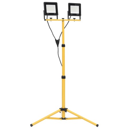 Foco LED con trípode 2x50 W blanco frío de , Focos y reflectores - Ref: Foro24-149661, Precio: 76,88 €, Descuento: %