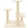 Rascador para gatos con postes de sisal color crema 61 cm de , Mobiliario para gatos - Ref: Foro24-172085, Precio: 38,68 €, D...