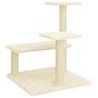 Rascador para gatos con postes de sisal color crema 61 cm de , Mobiliario para gatos - Ref: Foro24-172085, Precio: 38,68 €, D...